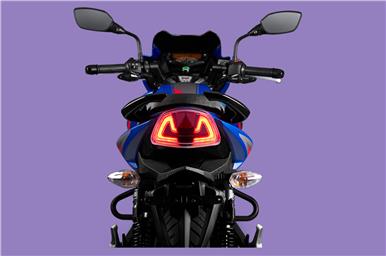 The 2022 TVS Apache RTR 160 and 180 get a full LED tail-lamp. 